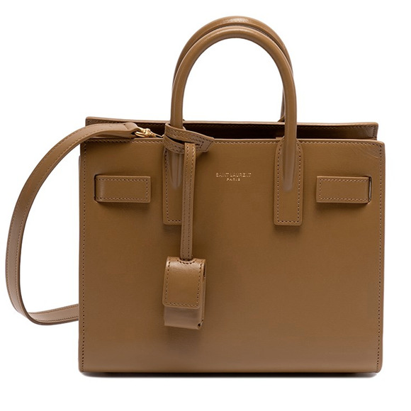 $2600 BRAND NEW SAINT LAURENT YSL NANO SAC DE JOUR LEATHER TOTE SHOULDER BAG! - Picture 1 of 15